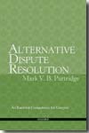 Alternative dispute resolution. 9780195372052
