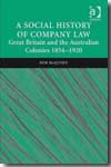 A social history of company Law. 9780754621683
