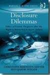 Disclosure dilemmas
