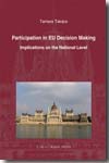 Participation in EU decision making