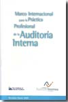 Marco internacional de la práctica profesional de la auditoría interna. 9788493385934