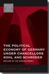 The political economy of Germany under Chancellors Kohl and Schröder