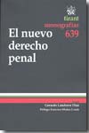 El nuevo Derecho penal. 9788498765953