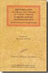 Breve relación de la muerte, vida y virtudes del venerable caballero D. Miguel Mañara Vicentelo de Leca. 9788492417032