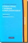 Código Penal y normas complementarias. 9788498980868