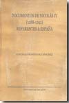 Documentos de Nicolás IV (1288-1292) referentes a España. 9788497734615