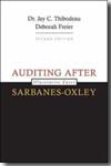 Auditing after Sarbanes-Oxley. 9780073379494