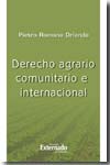 Derecho agrario comunitario e internacional