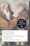 Historia de la literatura universal. Vol. 1