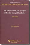 The role of economic analysis in the EC competition rules