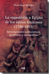 La expedición a Egipto de los sabios franceses