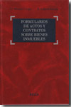 Formularios de actos y contratos sobre bienes inmuebles