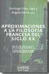 Aproximaciones a la filosofía francesa del siglo XX