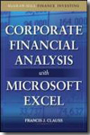 Corporate financial analysis with Microsoft Excel. 9780071628853