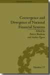 Convergence and divergence of national financial systems