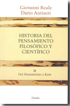 Historia del pensamiento filosófico y científico. Vol. 2