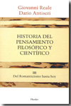 Historia del pensamiento filosófico y científico. Vol. 3