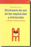 Diccionario de uso de las mayúsculas y minúsculas