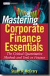 Mastering corporate finance essentials. 9780470393338