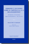 Sermones y lecciones sobre el Capítulo 24, 23-31 del Eclesiástico