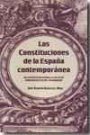 Las constituciones de la España contemporánea