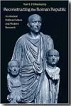 Reconstructing the Roman Republic. 9780691140384