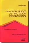 Principios básicos de tributación internacional. 9789586537391