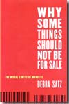 Why some things should not be for sale