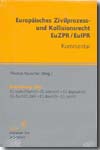 Europäisches Zivilprozess- und Kollisionsrecht EuZPR/EuIPR