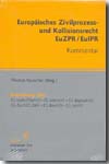 Europäisches Zivilprozess- und Kollisionsrecht EuZPR/EuIPR. 9783866530904