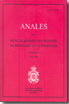Anales de la Real Academia Matritense de Heráldica y Genealogía. 100877645