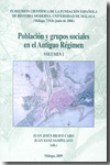 Población y grupos sociales en el Antiguo Régimen