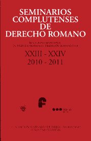 Seminarios Complutenses de Derecho Romano 