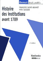 Histoire des institutions avant 1789