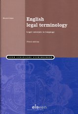 English legal terminology. 9789089745477