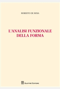 L'analisi funzionale della forma. 9788814156472