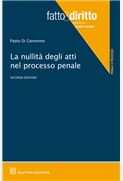 La nullità degli atti nel processo penale. 9788814161896