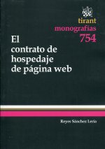 El contrato de hospedaje de página web. 9788490040485