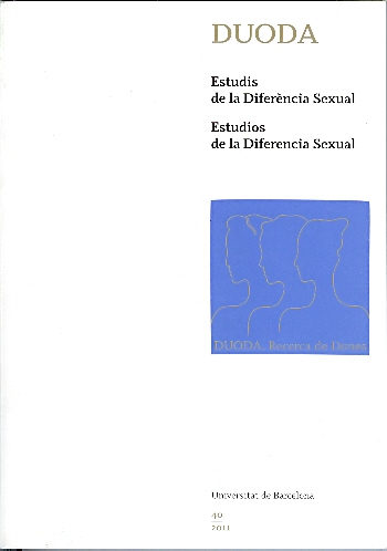 DUODA. Estudios de la Diferencia Sexual. NUM. 40. AÑO 2011. 100907348
