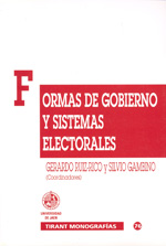 Formas de Gobierno y sistemas electorales. 9788480025461