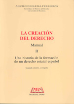 La creación del Derecho. Manual II