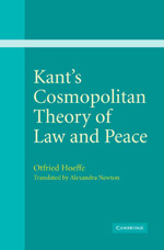 Kant's cosmopolitan theory of Law and peace. 9780521534086