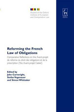 Reforming the French Law of obligations. 9781841138053