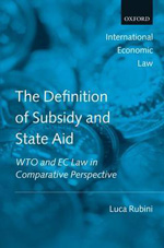 The definition of subsidy and state aid