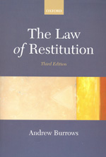 The Law of restitution. 9780199296521