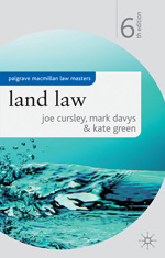 Land Law. 9780230222397