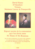 Exposé succint de la contestation qui s´est élevée entre M. Hume & M. Rousseau