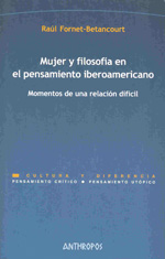 Mujer y filosofía en el pensamiento iberoamericano. 9788476589014