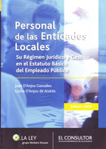 Personal de las Entidades Locales. 9788470524363