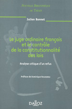 Le juge ordinaire français et le contrôle de la constitutionnalité des lois. 9782247082384